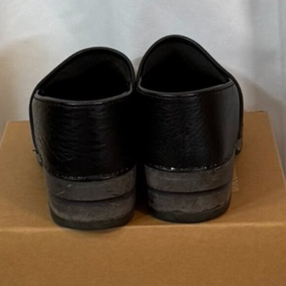 Vintage SANITA Leather / Wood Clog - Metal Toe - Sz 38 - - Picture 5 of 7